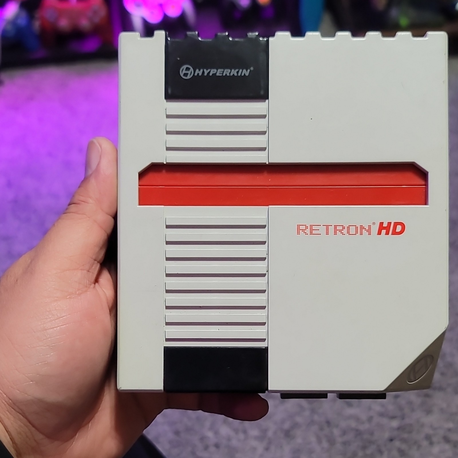 Hyperkin RetroN HD NES Console Gray 720p HDMI PAL/NTSC Switch w/ Controller