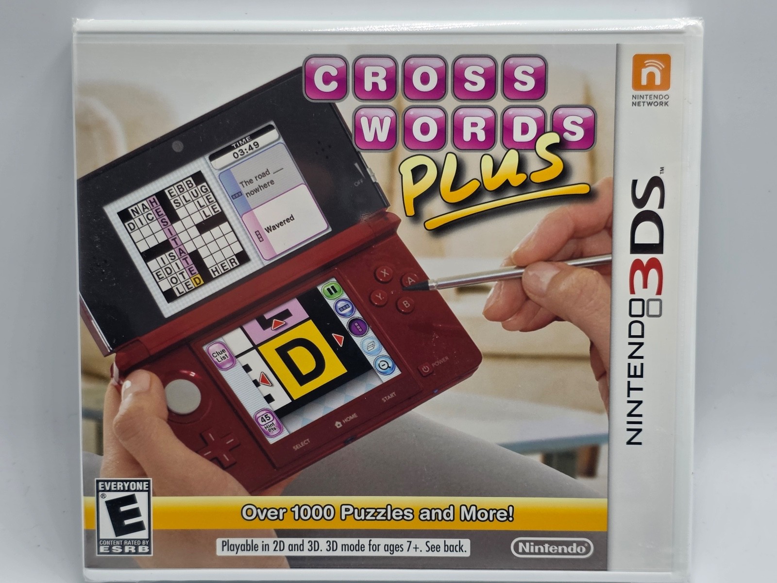 Crosswords Plus (Nintendo 3DS, 2012) Brand New Factory Sealed