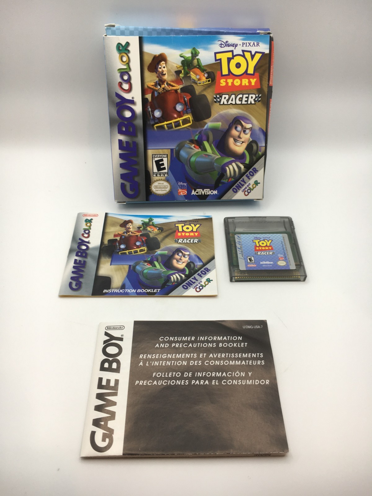 Nintendo Game Boy Color 2001 – Toy Story Racer w/ Box & Manual (Works)