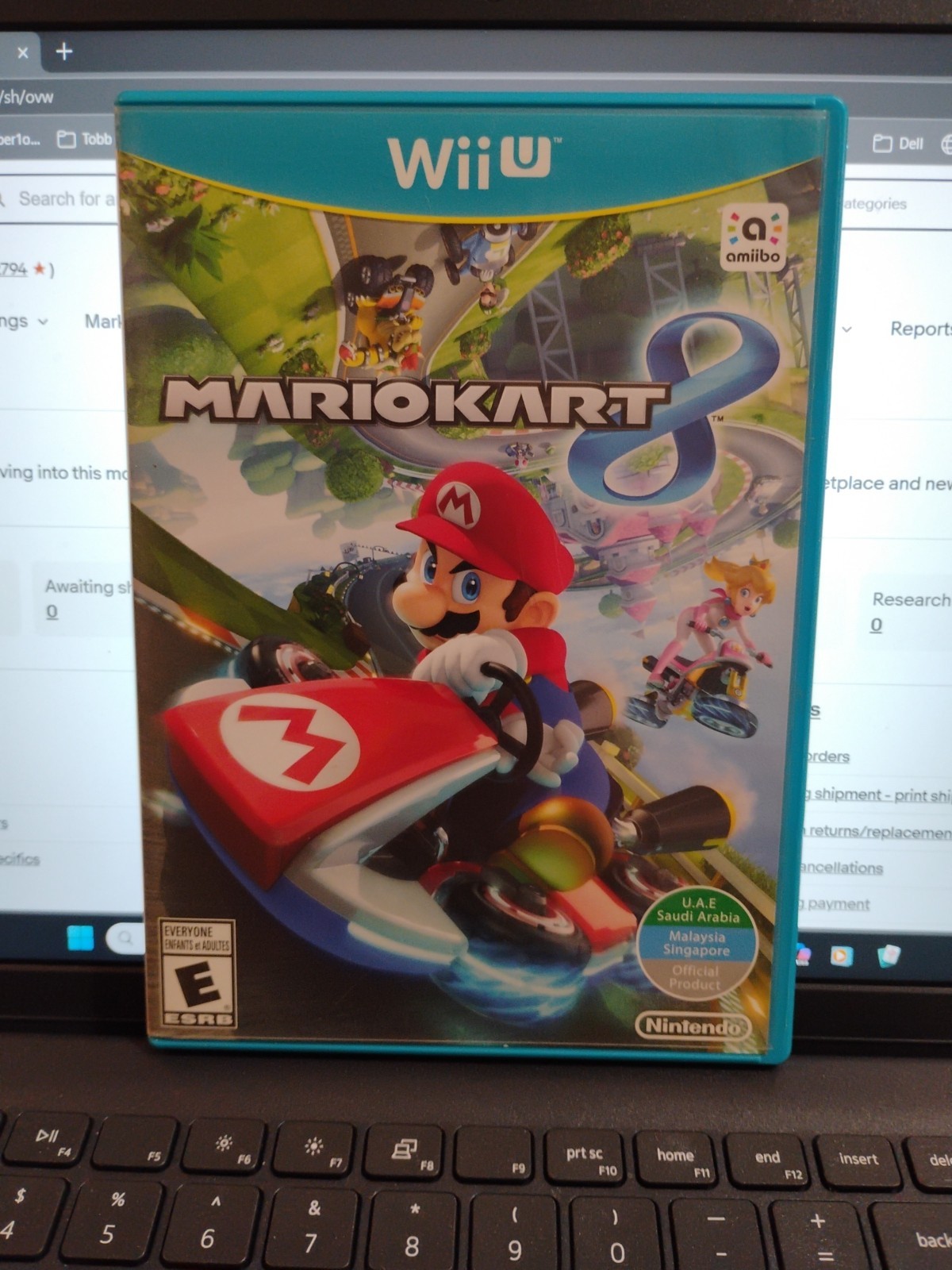 Mario Kart 8 (Wii U) NTSC-M Middle East Singapore UAE Saudi Arabia Region Lock