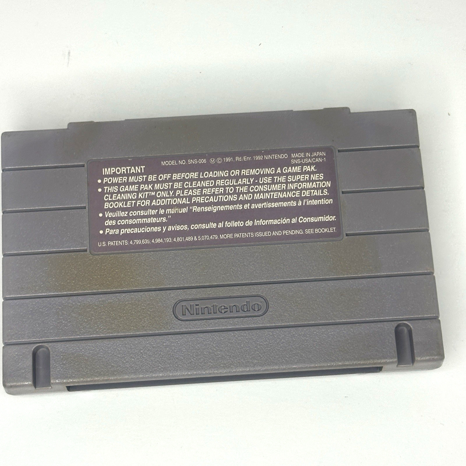 Super Metroid Super Nintendo SNES Authentic Tested Some Yellowing on back
