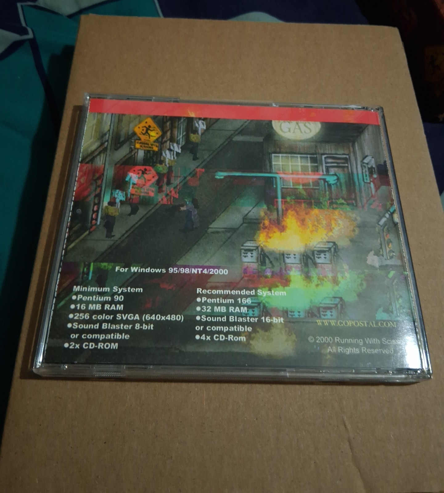 Postal Plus (PC, 2001) Big Box Game CIB Running With Scissors Softek RARE
