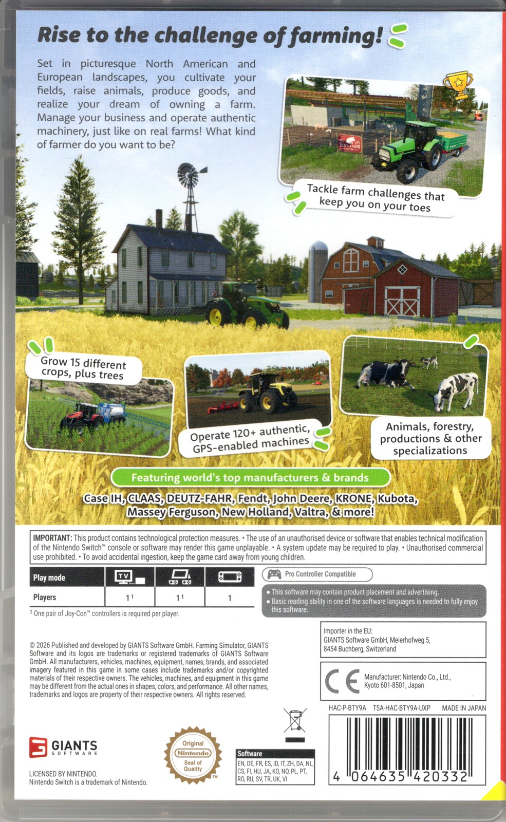 Farming Simulator 26 for Nintendo Switch™