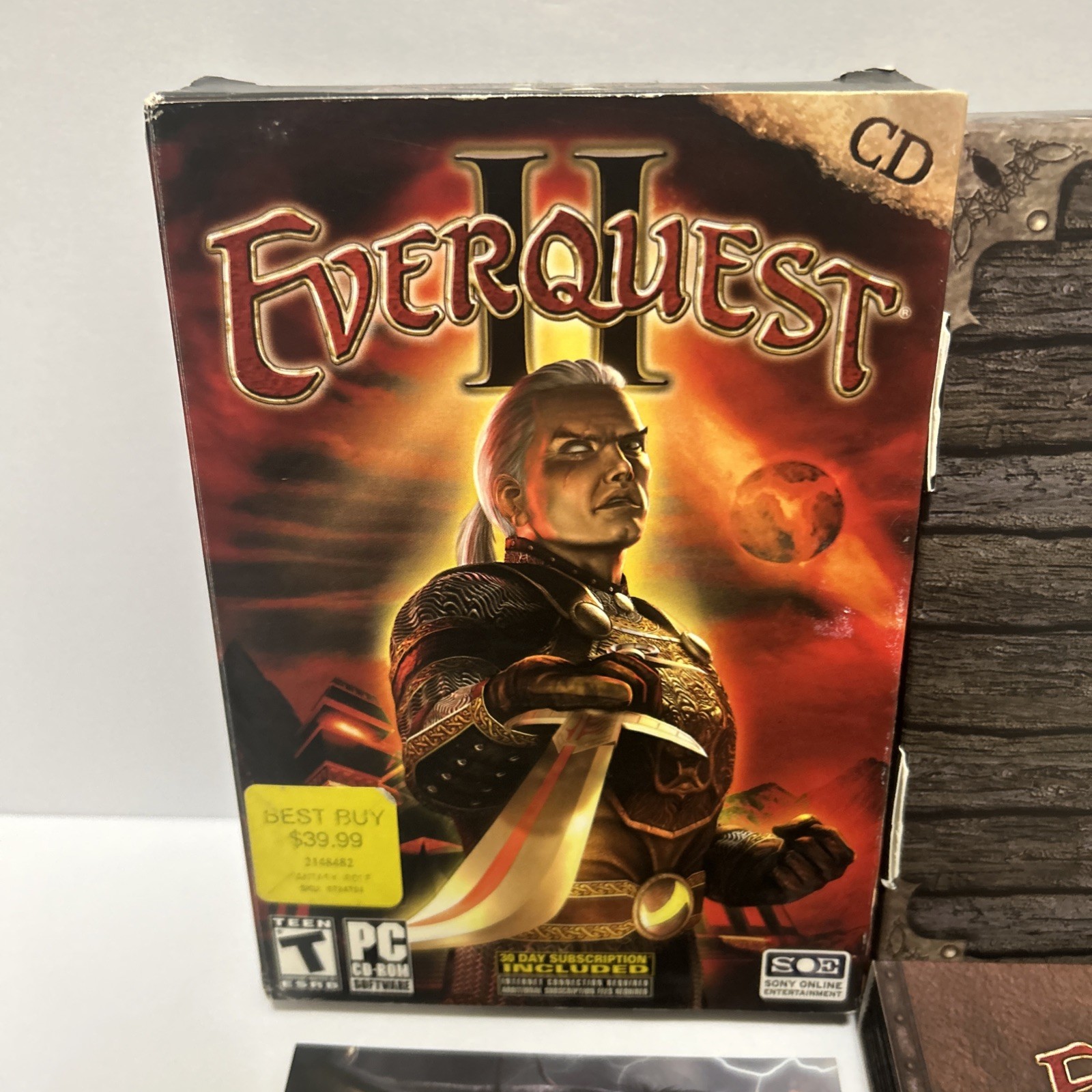 Everquest II 2 Collector’s Edition PC CD-ROM Software 2004 Complete CIB