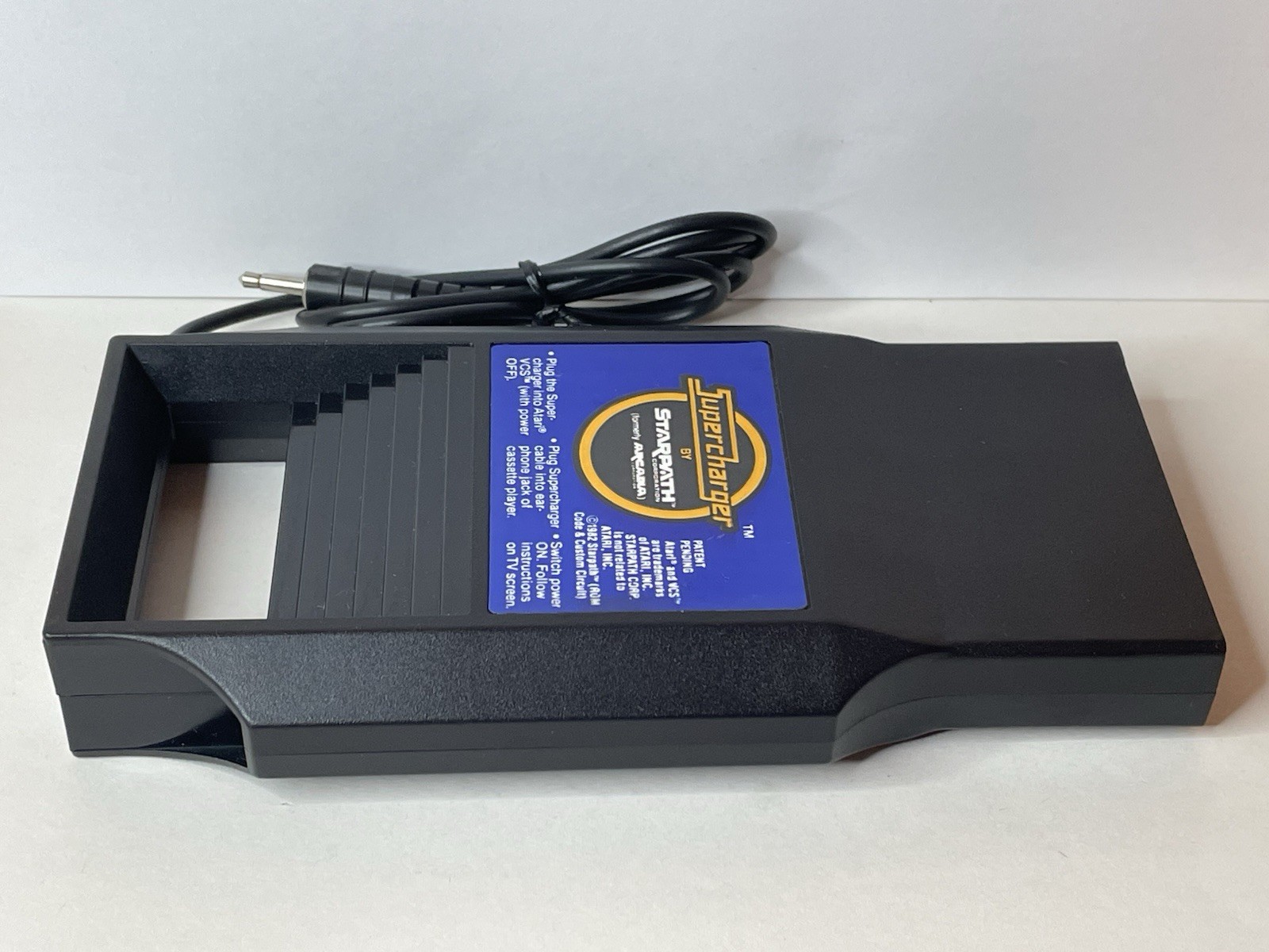 Supercharger by Starpath Arcadia Atari 2600 VCS Cassette Adapter Cleaned Tested