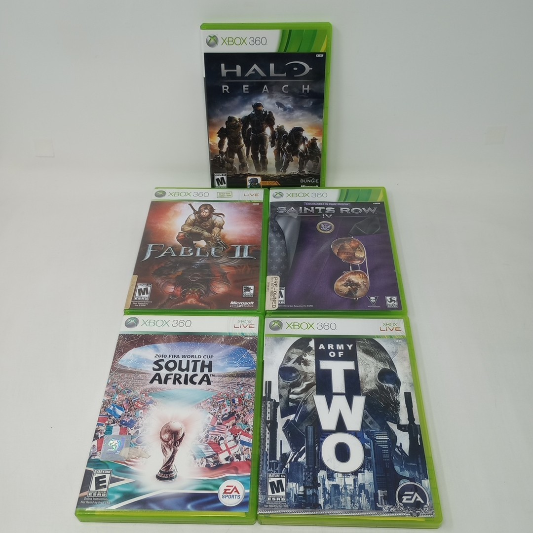 Lot Of 22 Xbox 360 Games With Cases (Many Have Manuals) UNTESTED See Pics!