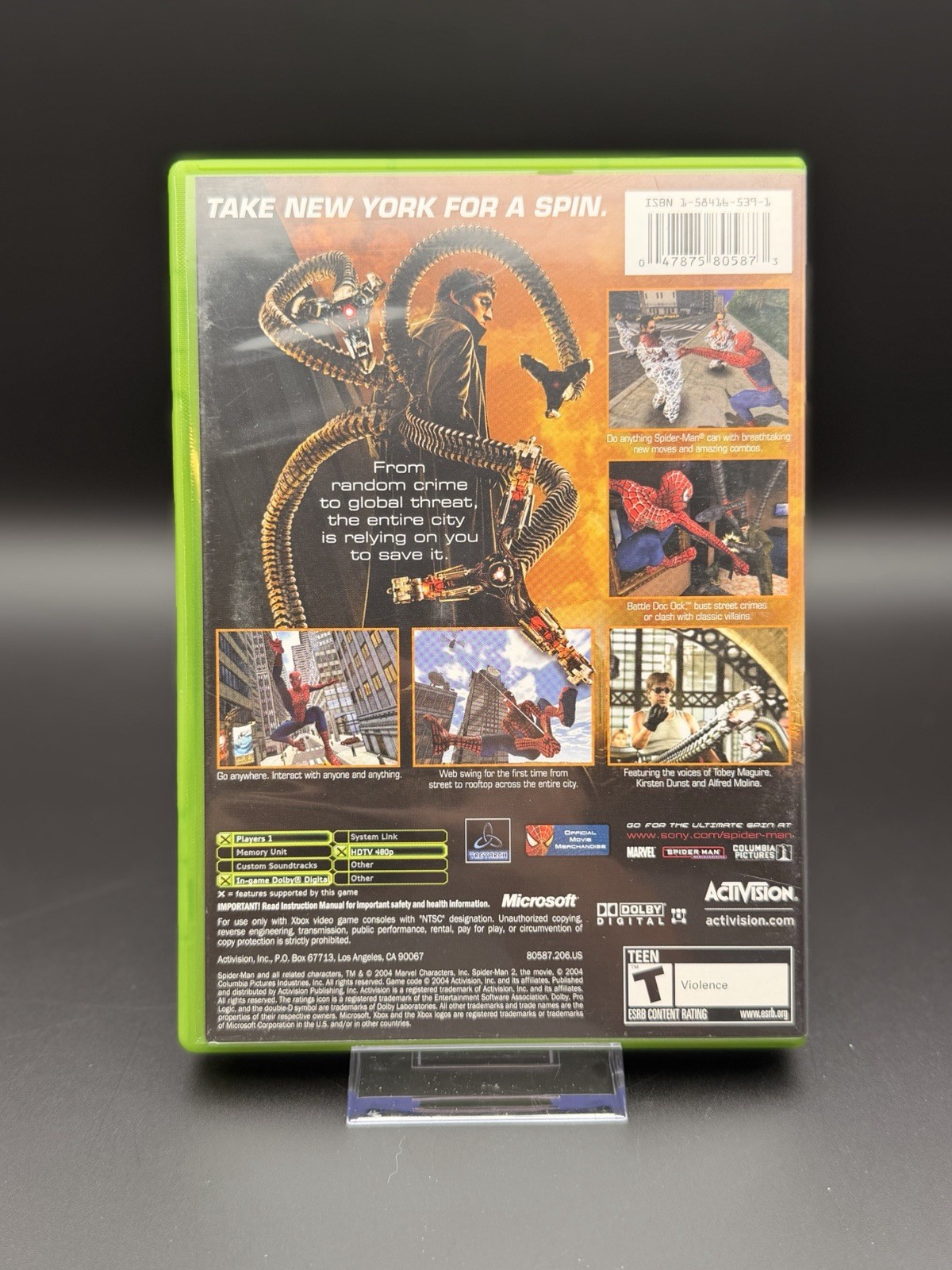 Spider-Man 2 (Microsoft Xbox, 2004) CIB Tested-FAST SHIPPING!