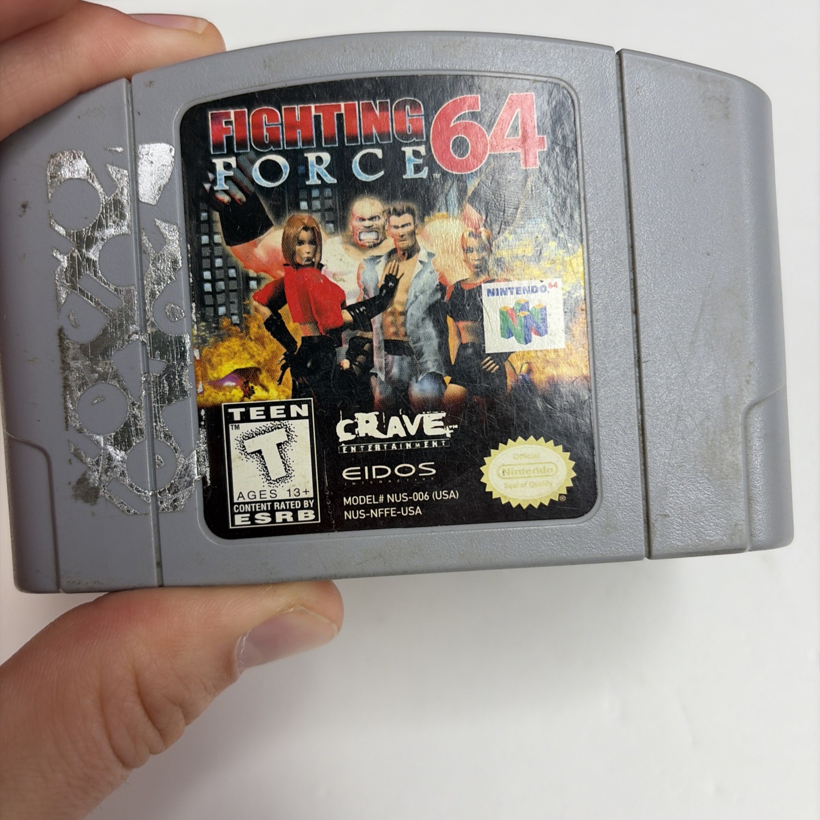 TESTED Fighting Force 64 Nintendo 64 Authentic OEM Game