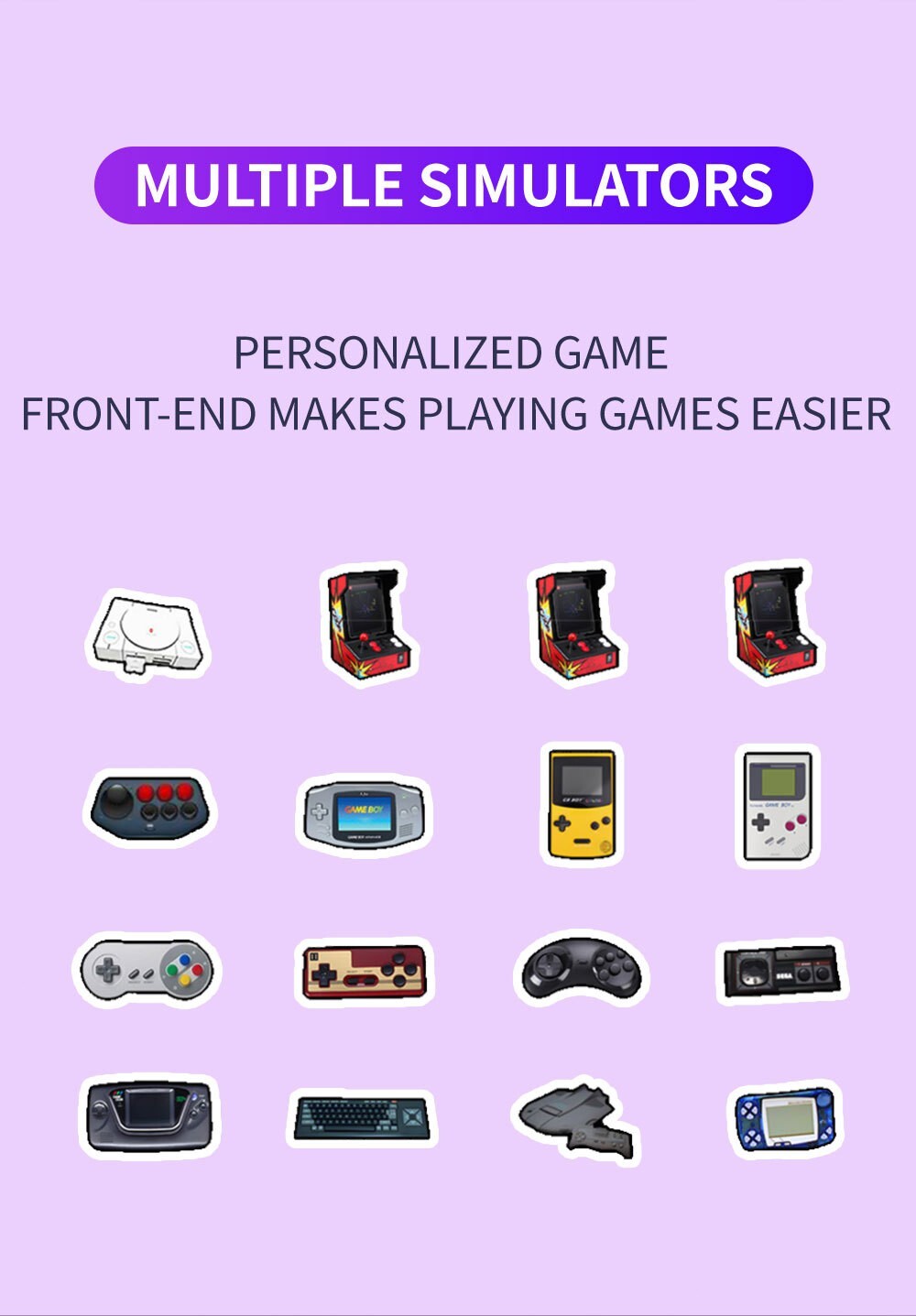 XU10 Retro Video Game Console Handheld 3.5” IPS Linux Kids Toy Gift 3000mAh AU