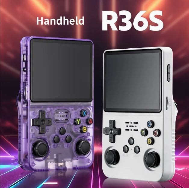 R36S Handheld Video Game Console 128GB – 15,000+ GAMES – 3.5 Inch Screen