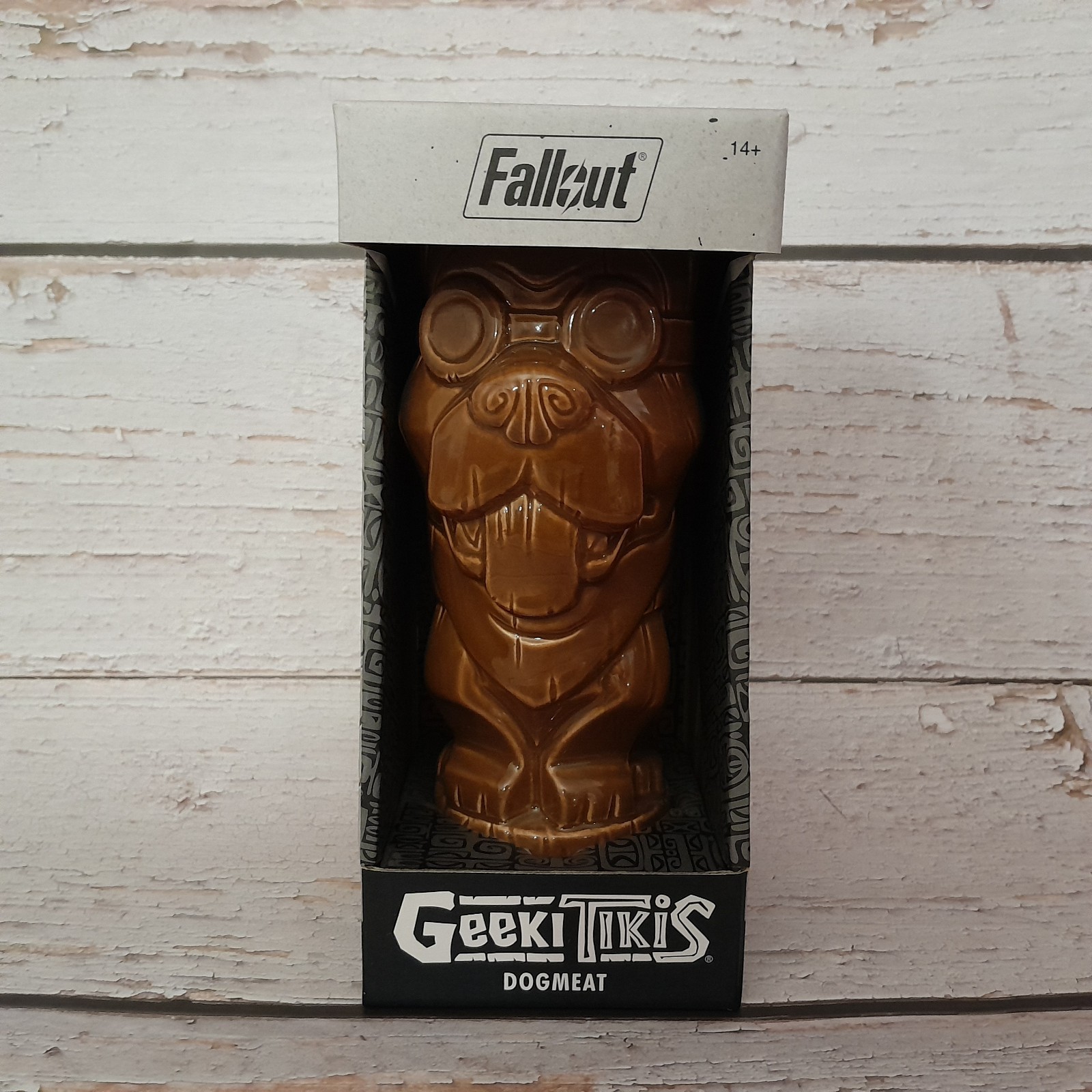 Geeki Tikis Fallout DogMeat Tiki Mug 16oz Ceramic Thinkgeek Bethesda NEW