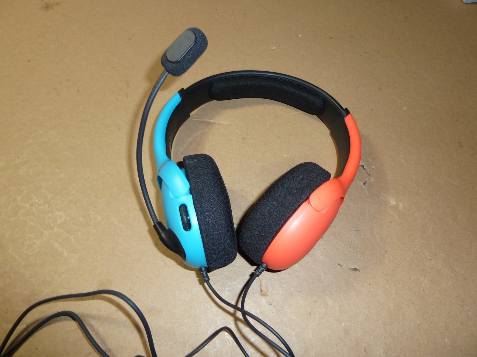 Nintendo Switch Gaming Headset Wired Brand PDP LVL40 Blue/Red,
