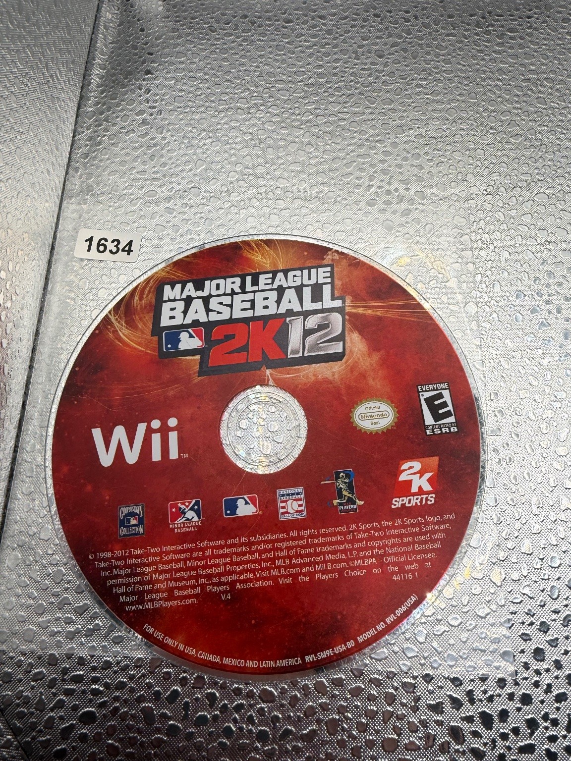 Major League Baseball 2K12 Wii Video Game MLB Baseball 2K Sports