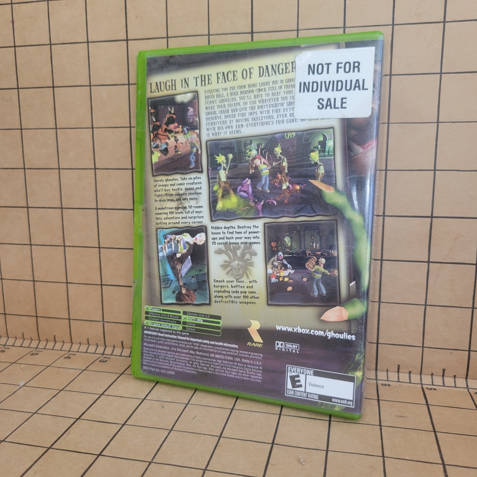 Grabbed by the Ghoulies (Microsoft Xbox, 2003) GREAT CONDITION