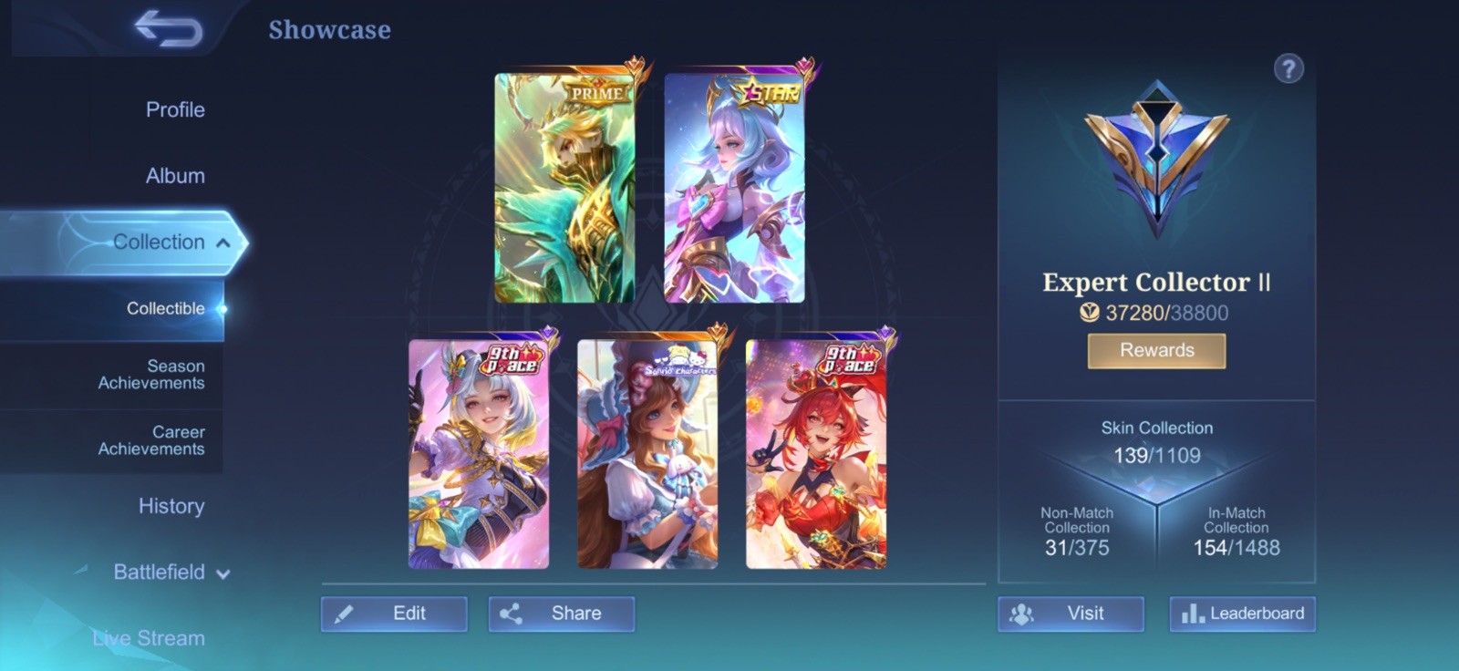 Mobile Legends Bang Bang Account – girly account 🎀