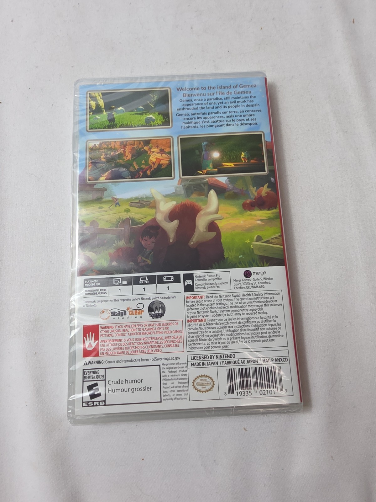 YONDER: THE CLOUD CATCHER CHRONICLES FOR NINTENDO SWITCH BRAND NEW AND SEALED!
