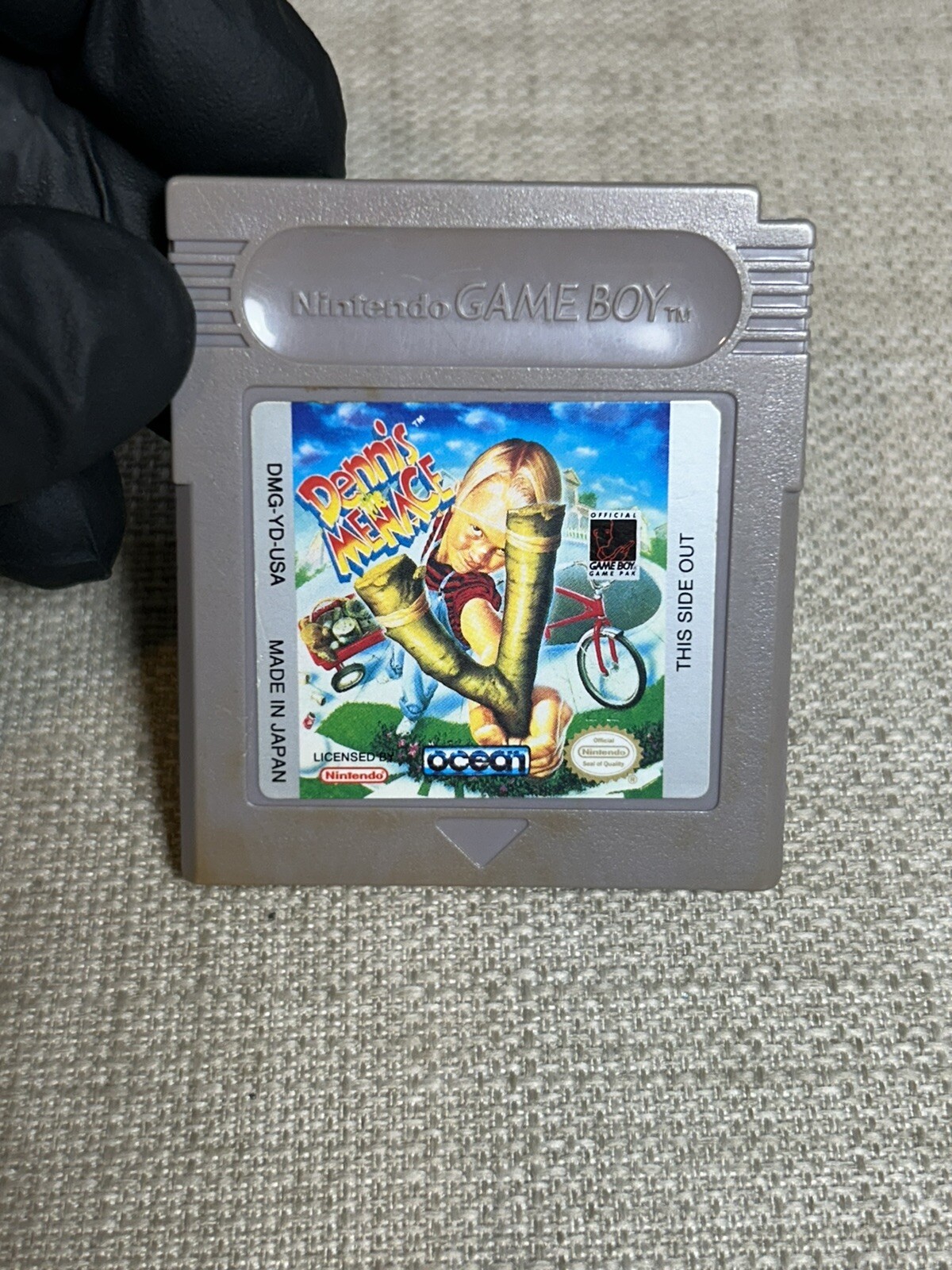 Dennis the Menace Nintendo Game Boy Tested & Works Authentic 1993 DMG-YD-USA