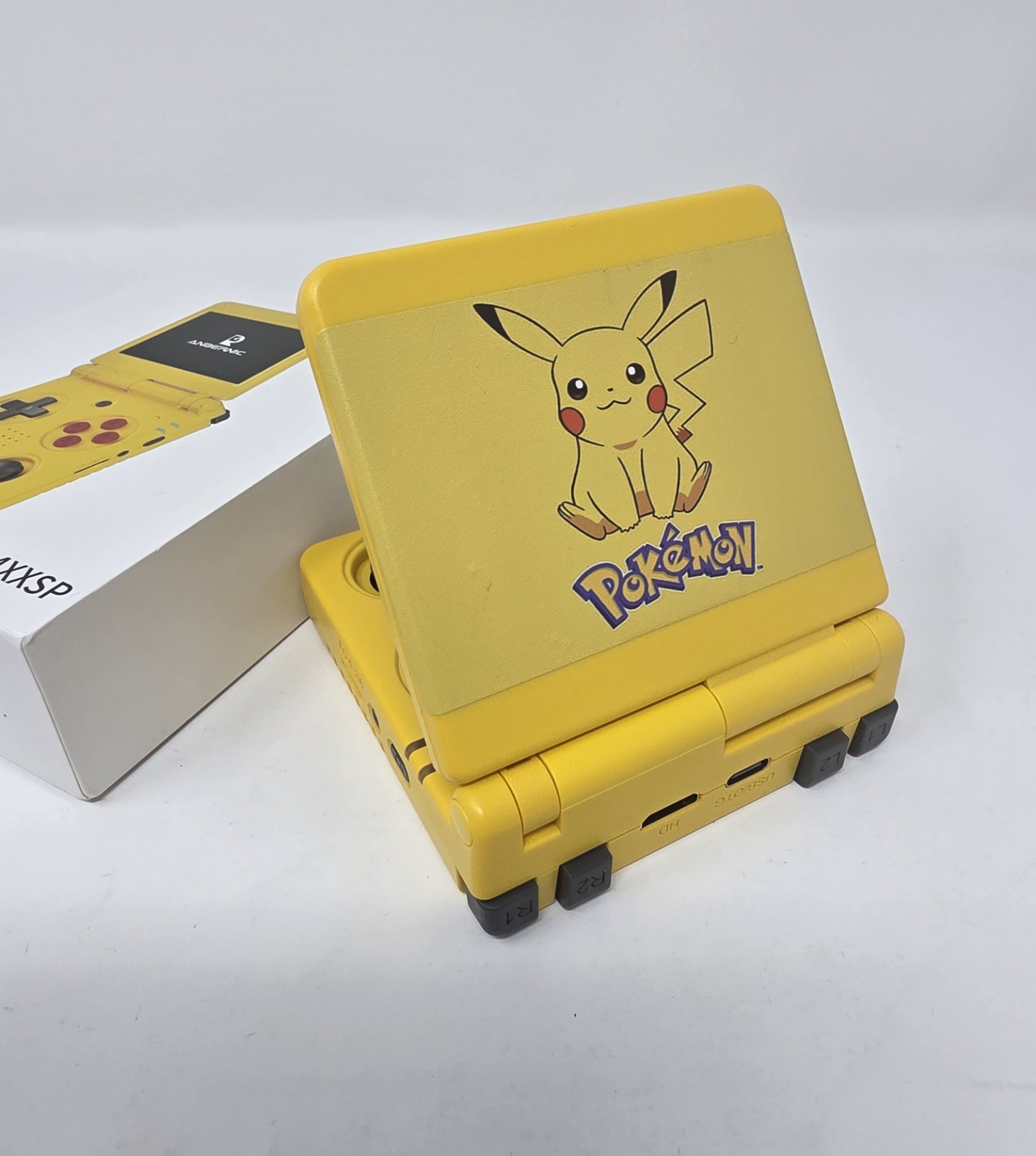 Anbernic RG 34XXSP -Yellow Linux Retro Handheld Game Console RG34XXSP RG 34XX SP