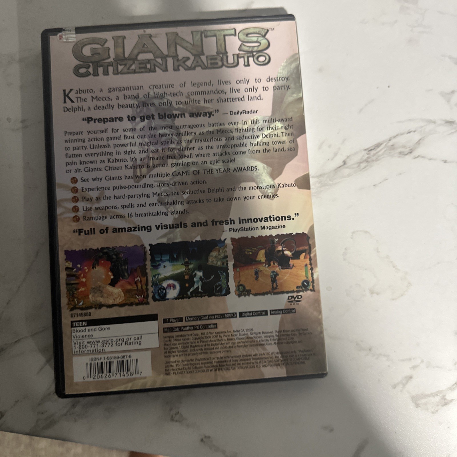 Giants-Citizen Kabuto – Sony PlayStation 2 Everything But The Shrink Wrap