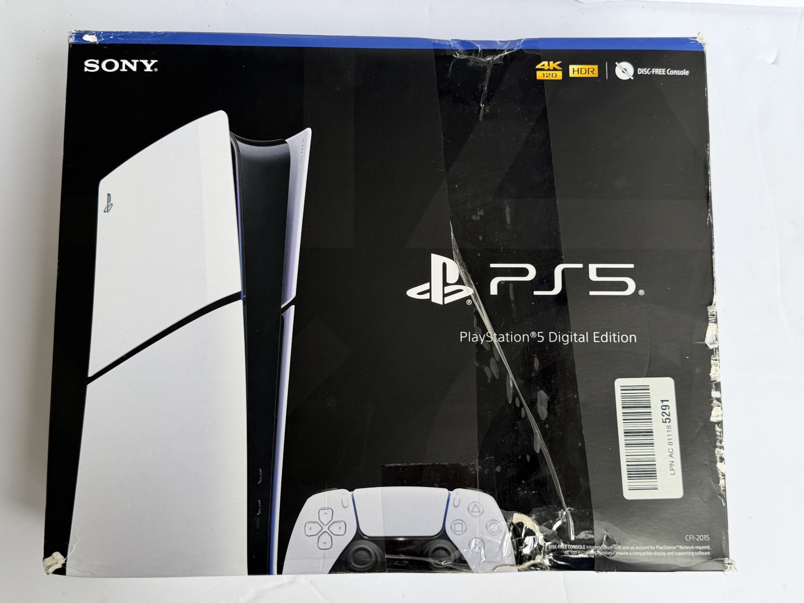 PlayStation 5 Digital Edition CFI-2015 Slim edition 1TB console w/ controller
