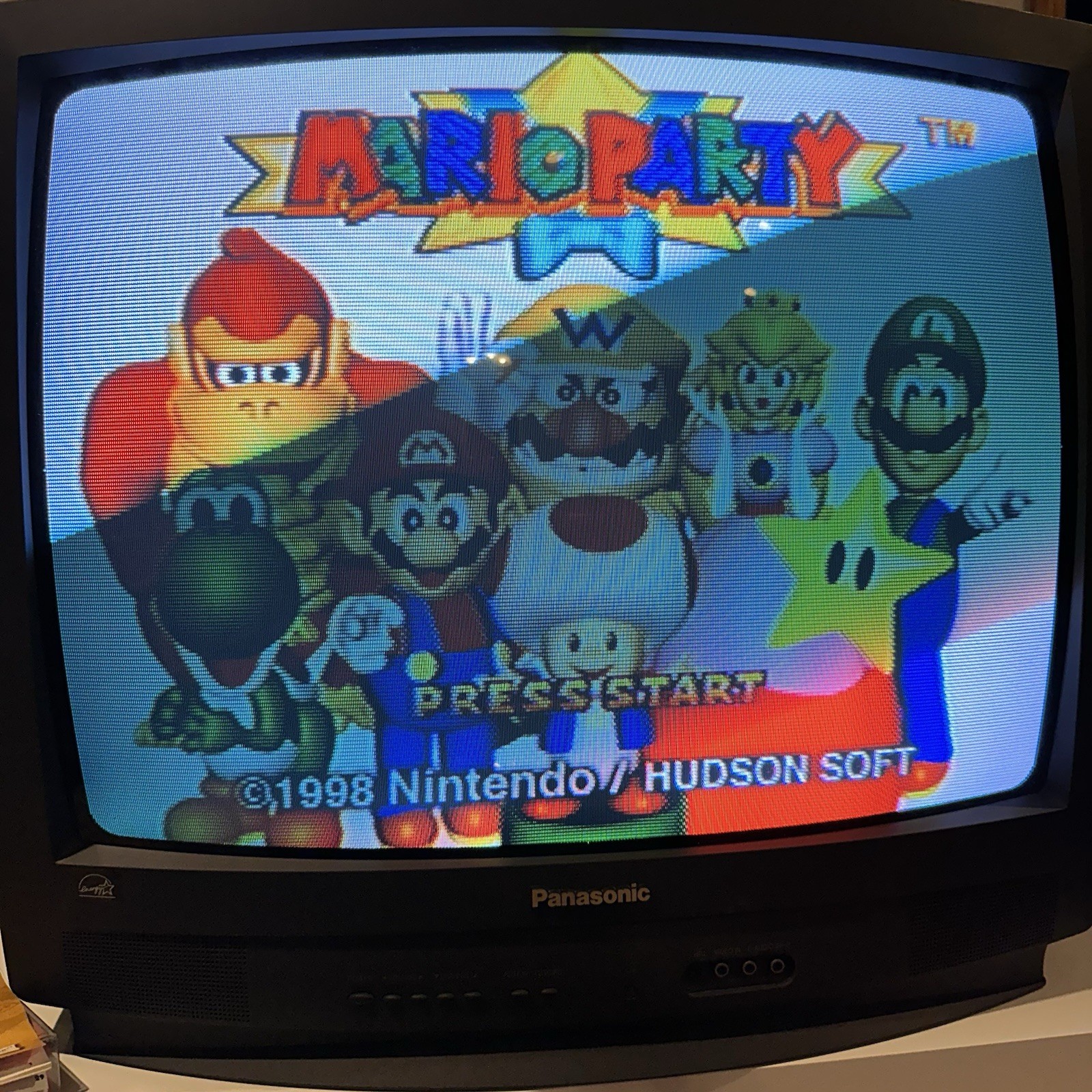 Mario Party 1 Nintendo 64 N64 CIB Original Box & Manual Plastic Protector *Read*