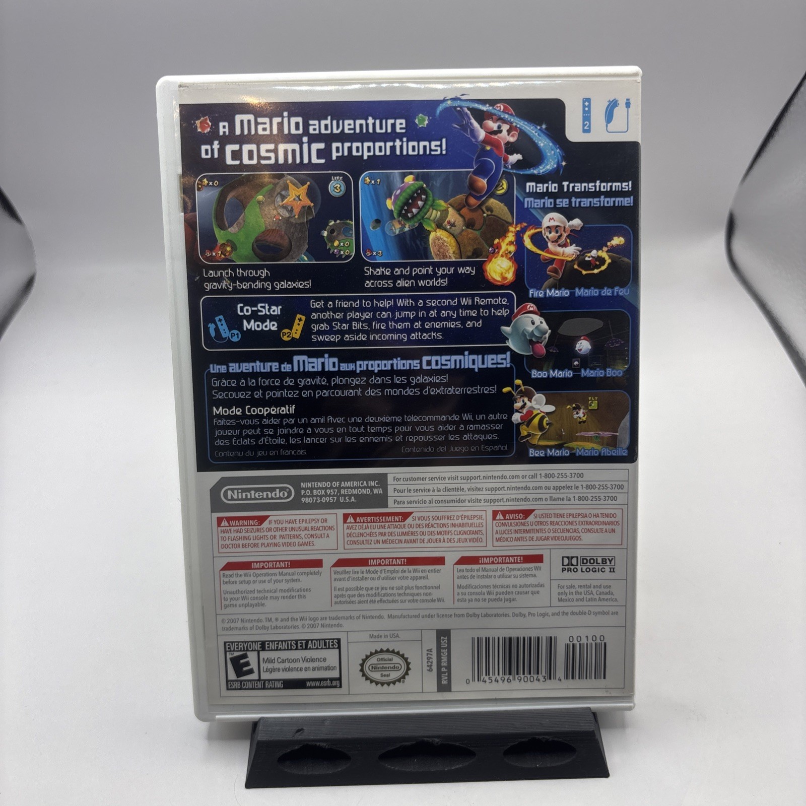 Super Mario Galaxy Nintendo Wii Complete CIB – Top Quality + 1yr Warranty