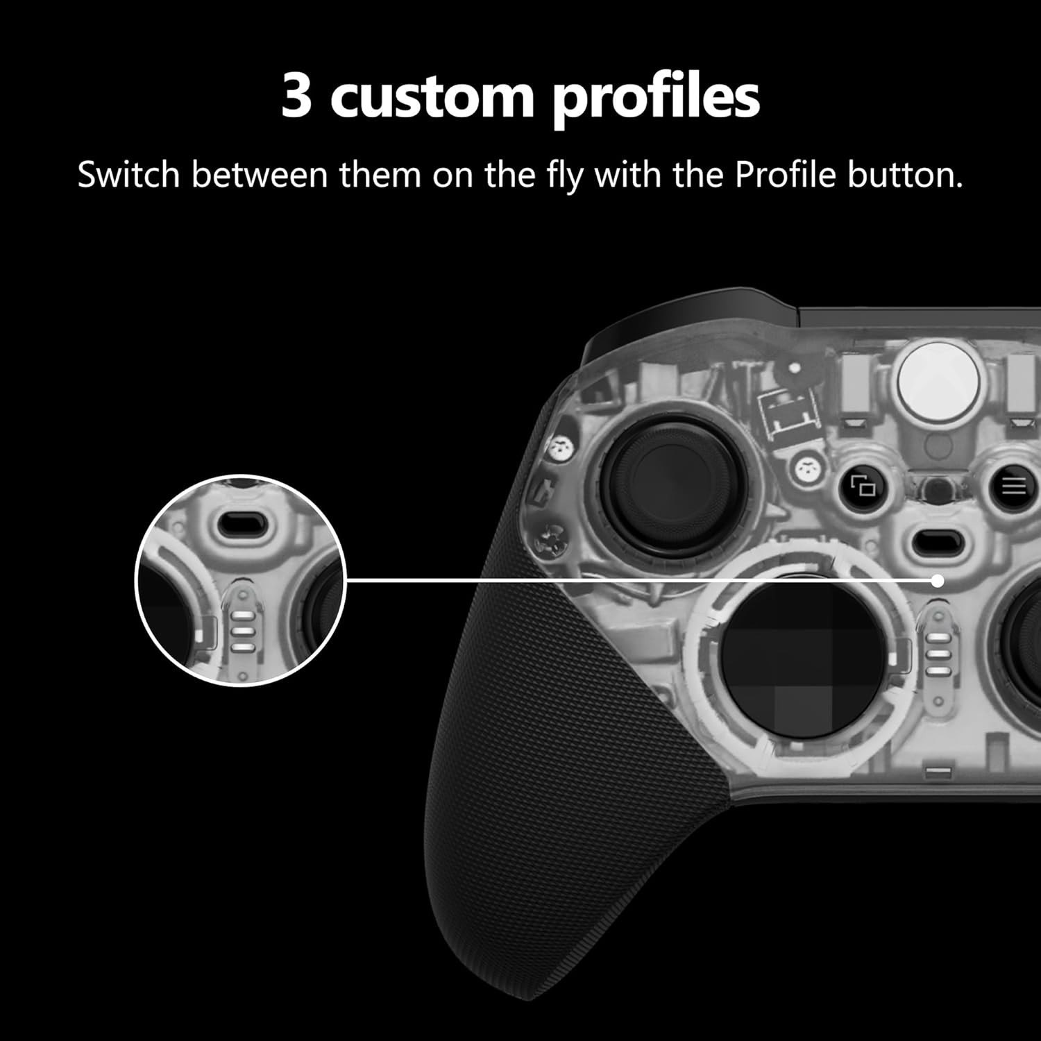 Xbox Wireless Gaming Controller | Elite Series 2 Core | Translucent Black | Cons