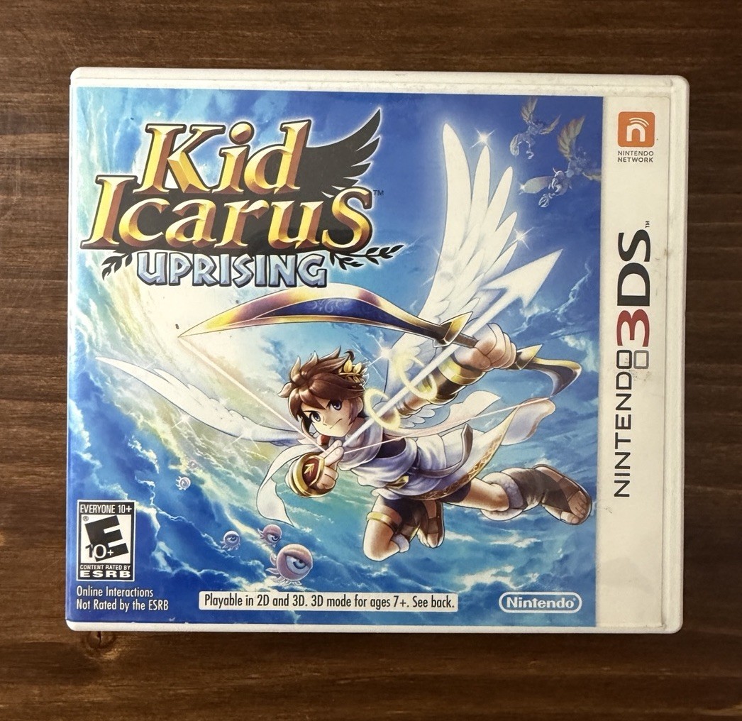 Kid Icarus Uprising (nintendo 3DS, 2012) Rated E 10+ By Nintendo Tested