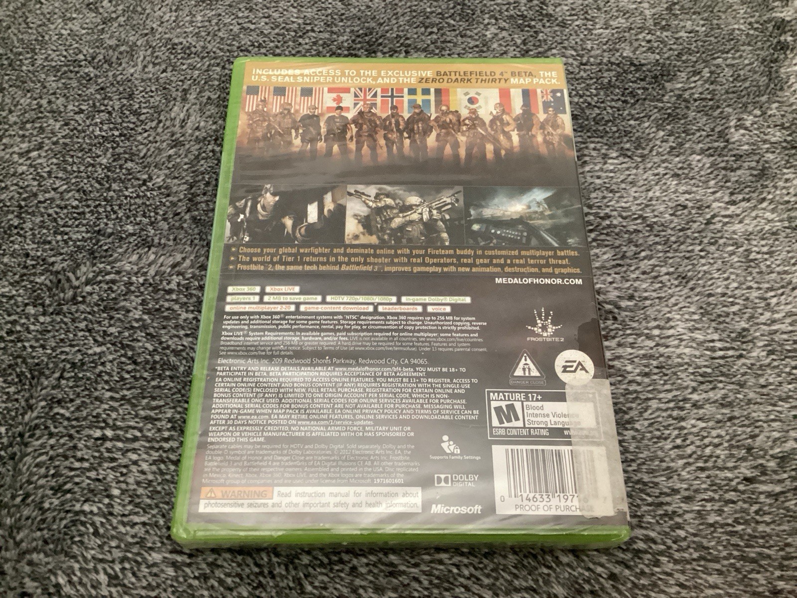 Medal of Honor: Warfighter — Limited Edition (Microsoft Xbox 360, 2012)