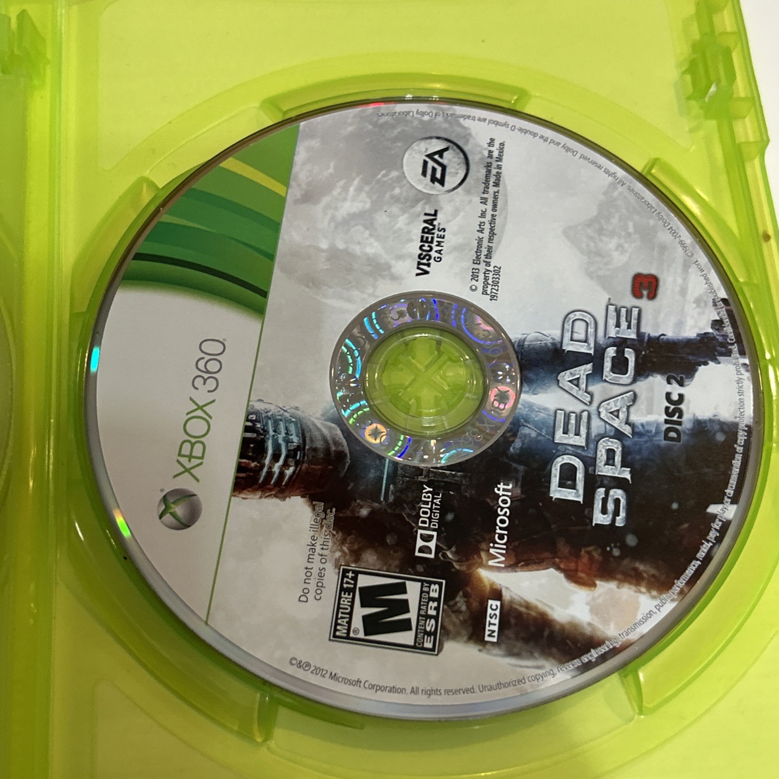 Dead Space 3 Limited Edition Xbox 360 Tested 2 Disc w/ Case Insert