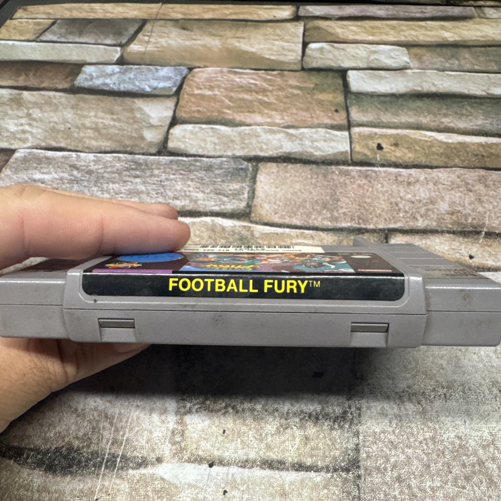Football Fury For Super Nintendo. Vintage gridiron classic football game
