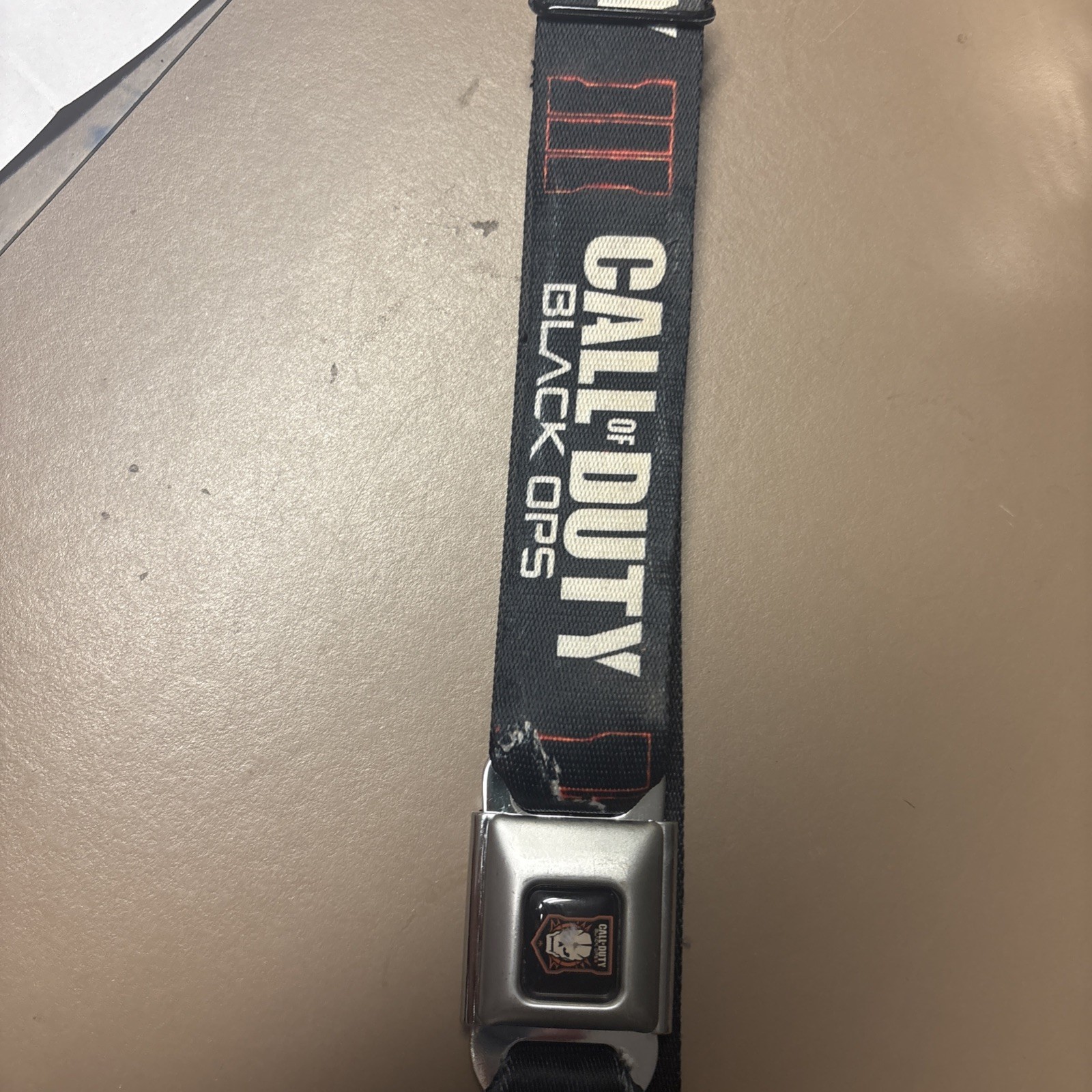 Call of Duty Black Ops Buckle-Down Promo Belt Buckle