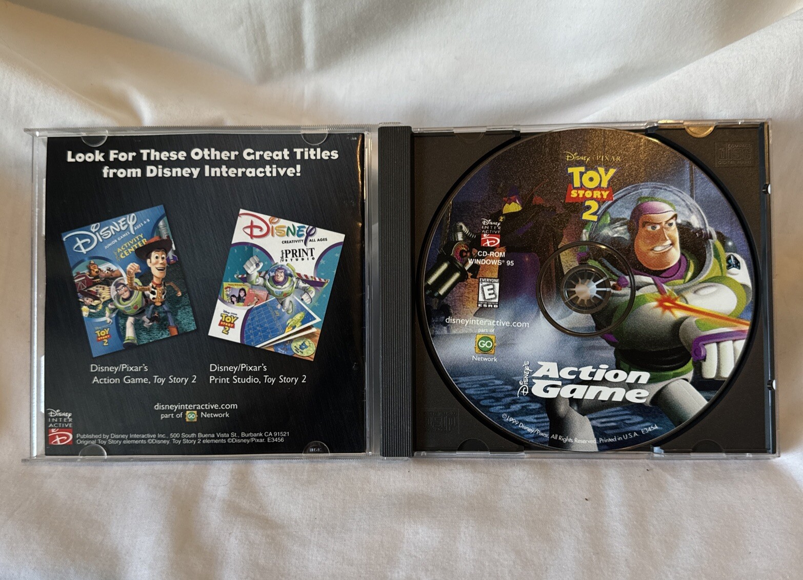 Toy Story 2: Buzz Lightyear to the Rescue Action Game PC 2001 Disney Pixar