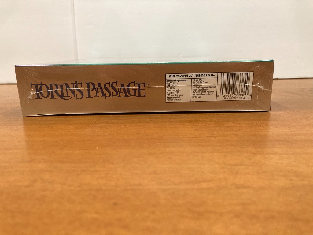 SEALED 1995 Torin’s Passage Sierra Al Lowe Big Box PC