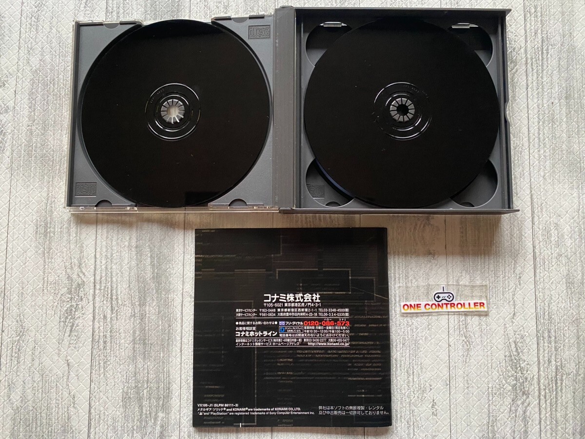 SONY PS 1 & 2 Metal Gear Solid 1 & 2 & 3 & Oz First Edition set from Japan
