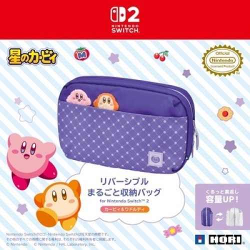 Kirby Reversible All-in-One Storage Carry Bag for Nintendo Switch Switch 2 Japan
