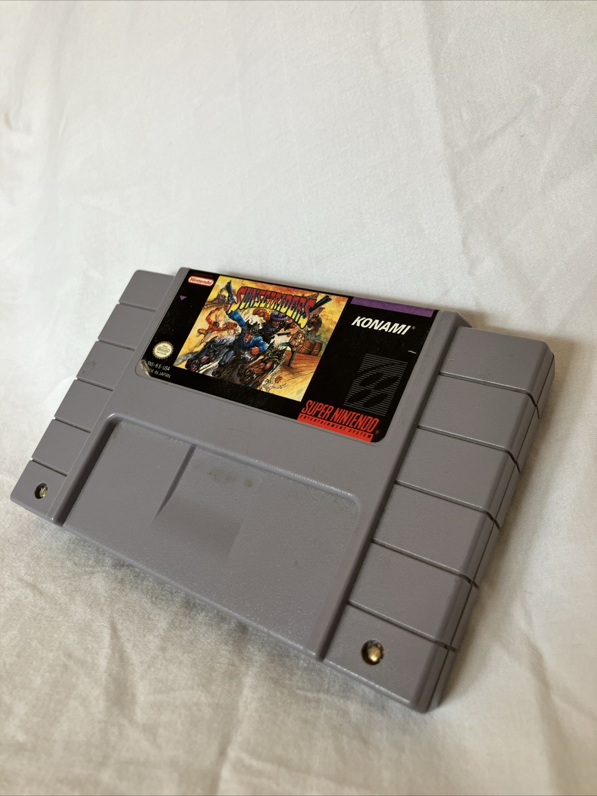 Konami Sunset Riders Game Cartridge for Super Nintendo SNES NTSC-U/C US/Canada