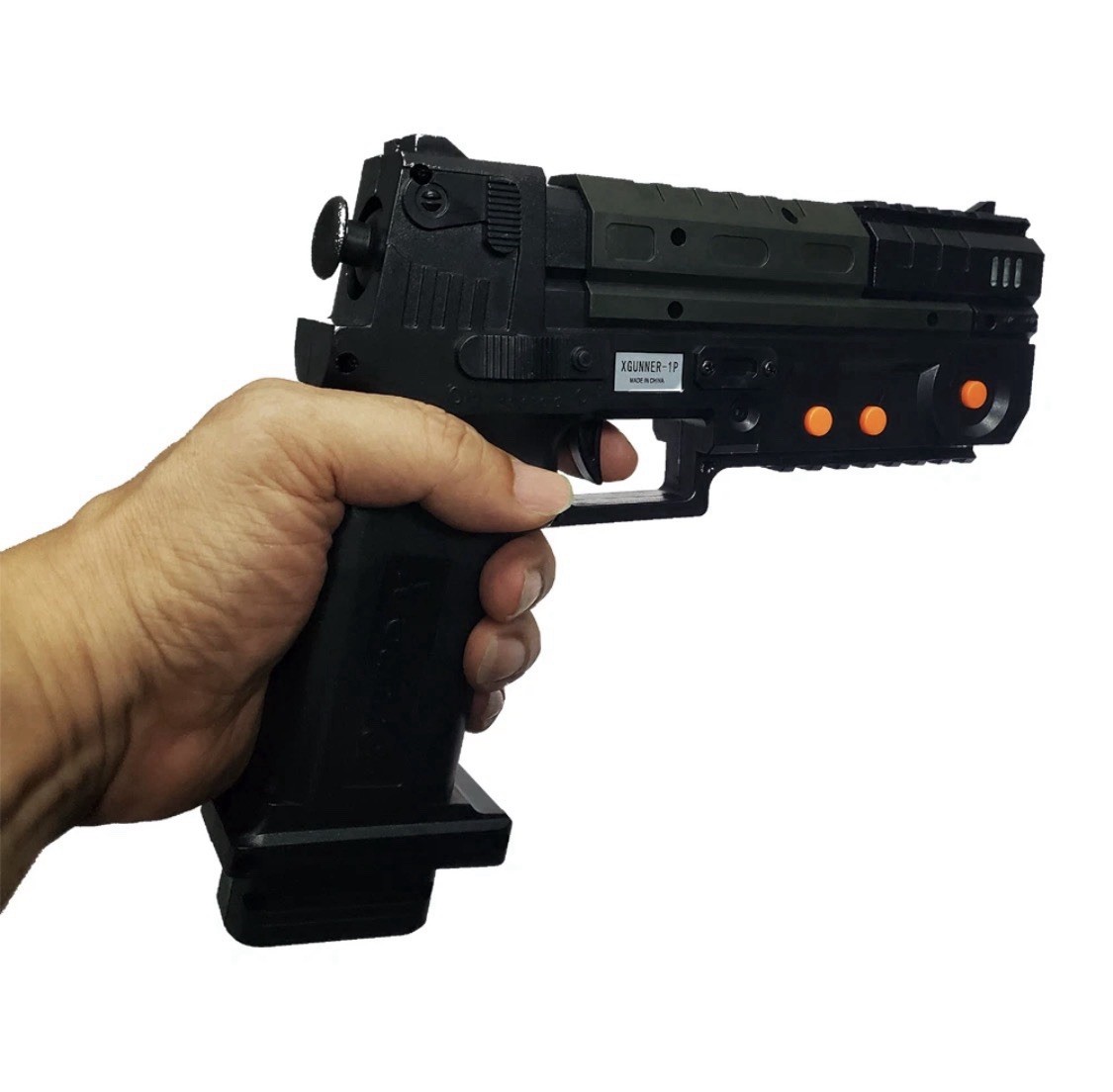 X-GUNNER 2.4G Wireless Light Gun for PC Arcade Mame Android Guncon. New In Box.