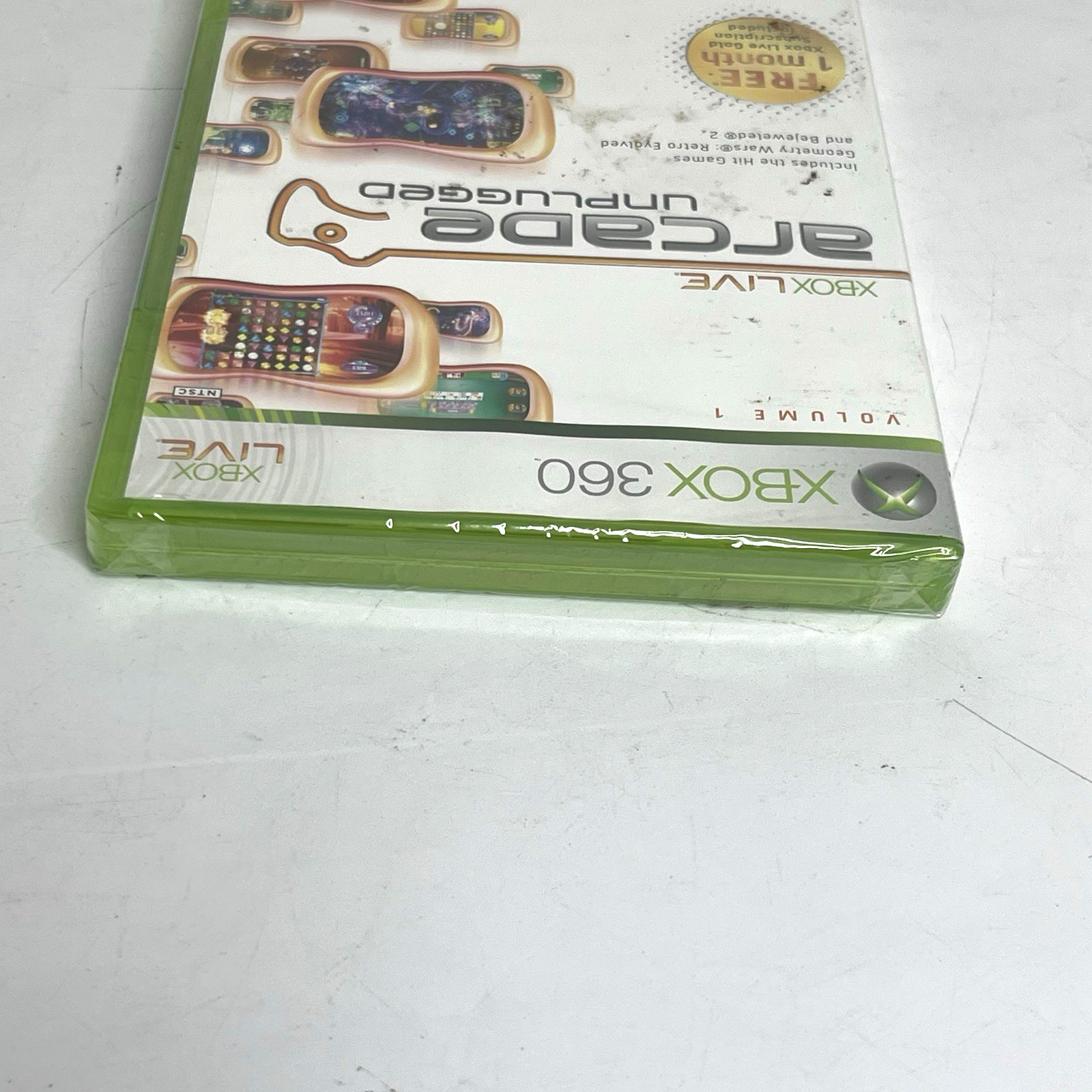 Xbox Live Arcade Unplugged Vol. 1 (Microsoft Xbox 360, 2006) Sealed New.