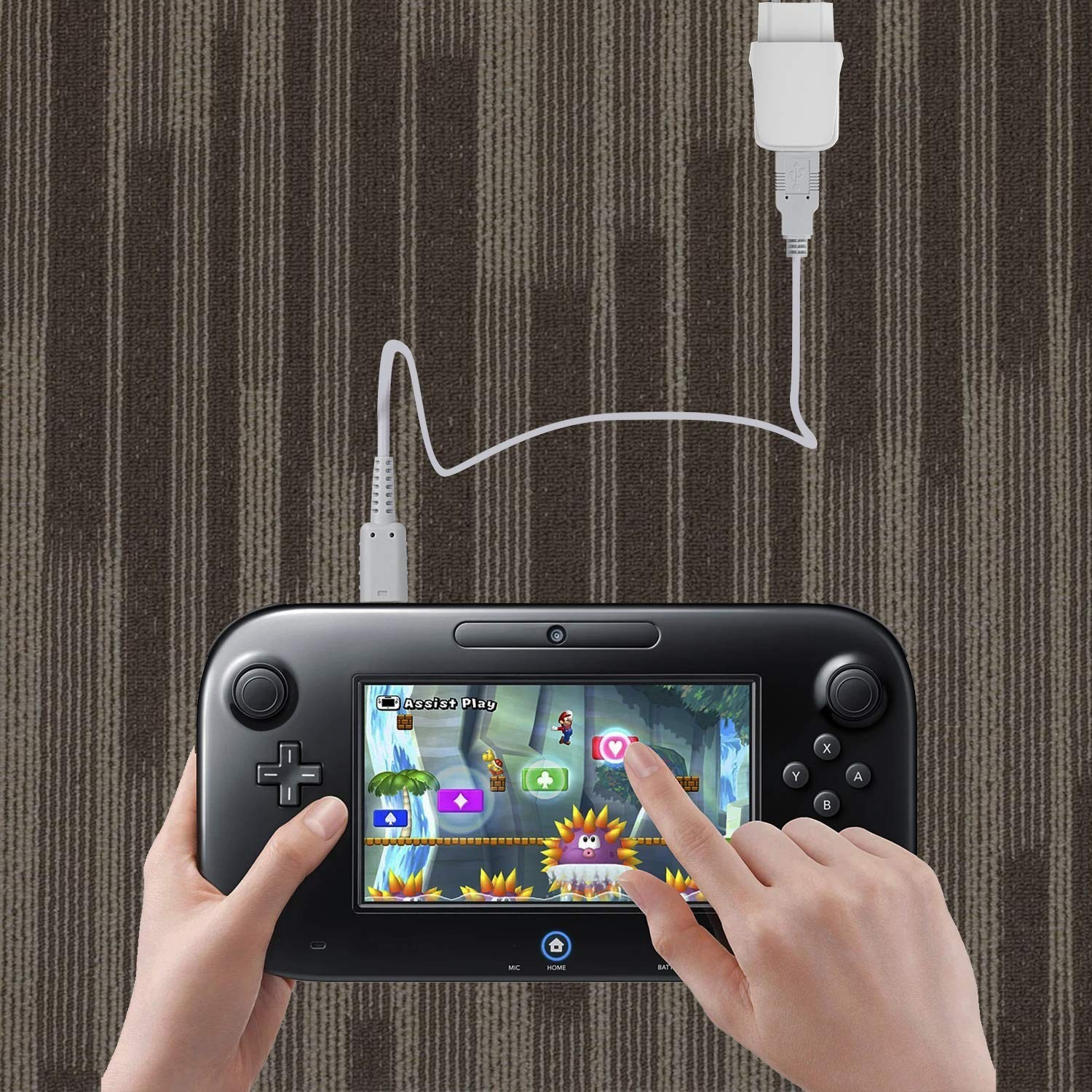 39-Inch USB Type A Charging Cable for Wii U Controllers – Perfect Fit & Durable