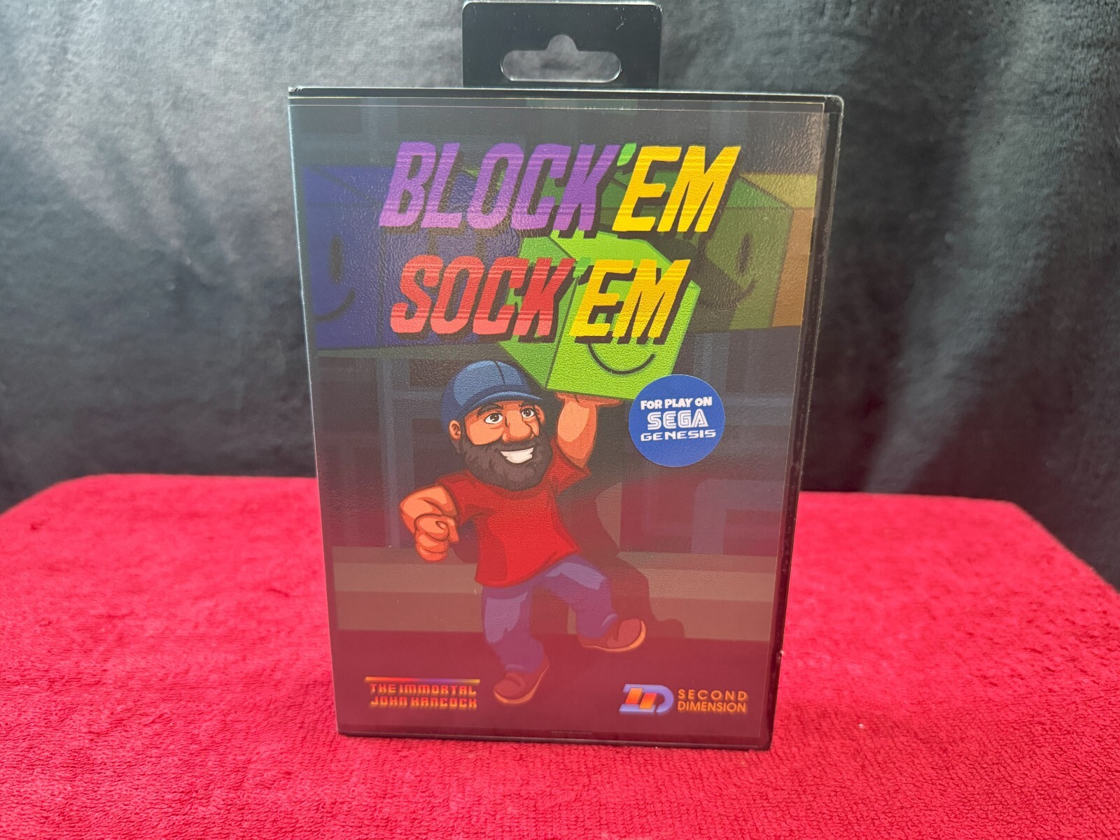 Sega Genesis Block’em Sock’em New Puzzle Game
