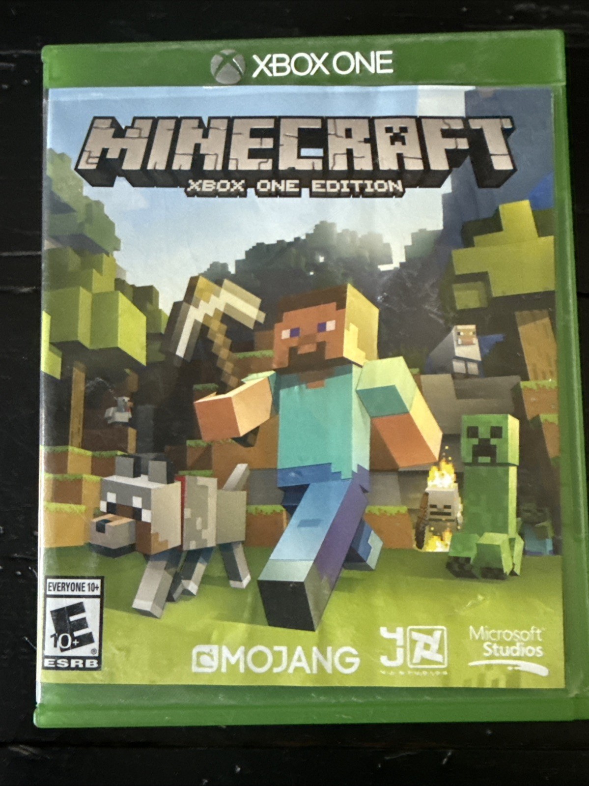 Minecraft Xbox One Edition Microsoft Mojang Video Game Disc Case 2014 E10+
