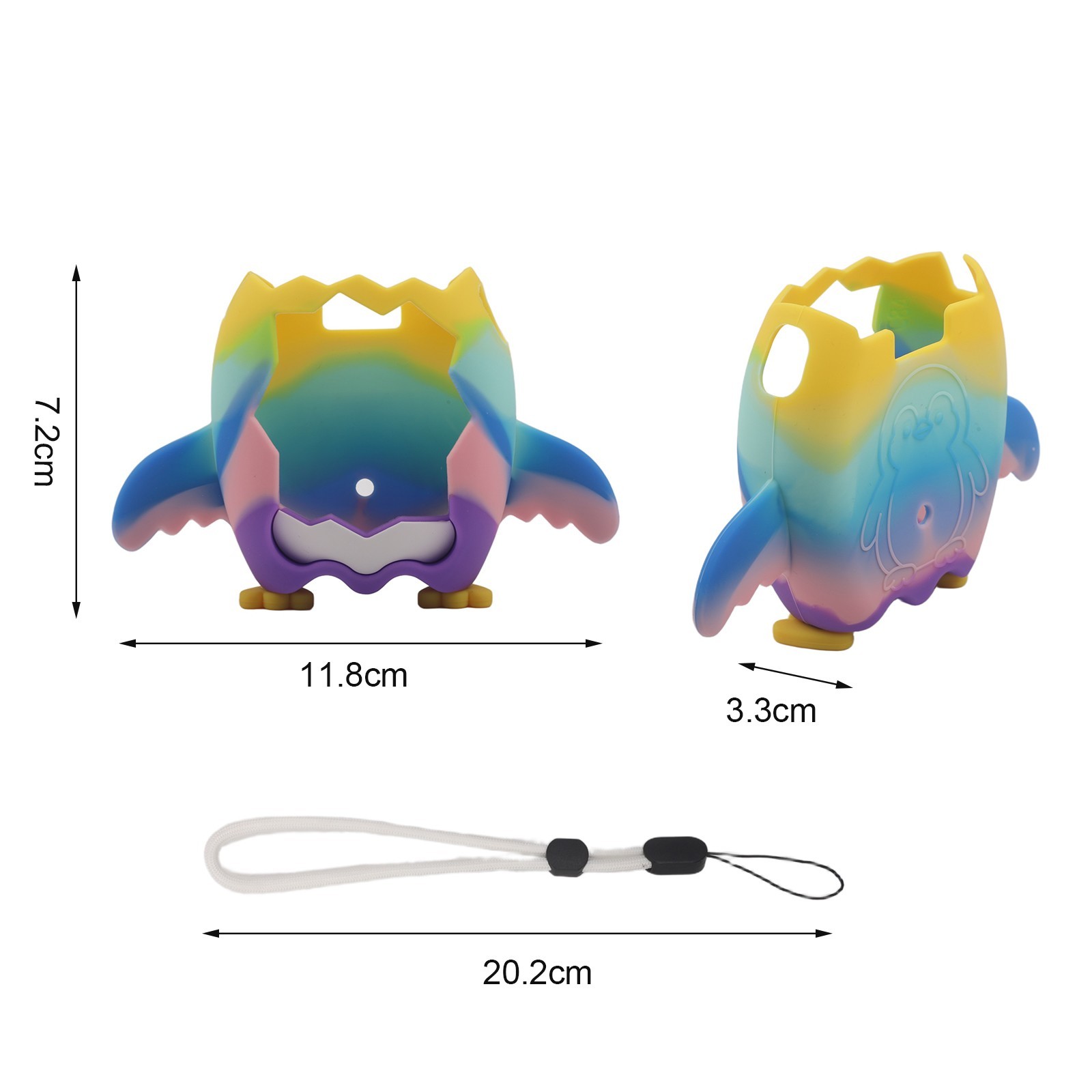Dustproof Shockproof Silicone Case for Tamagotchi Paradise with Lanyard