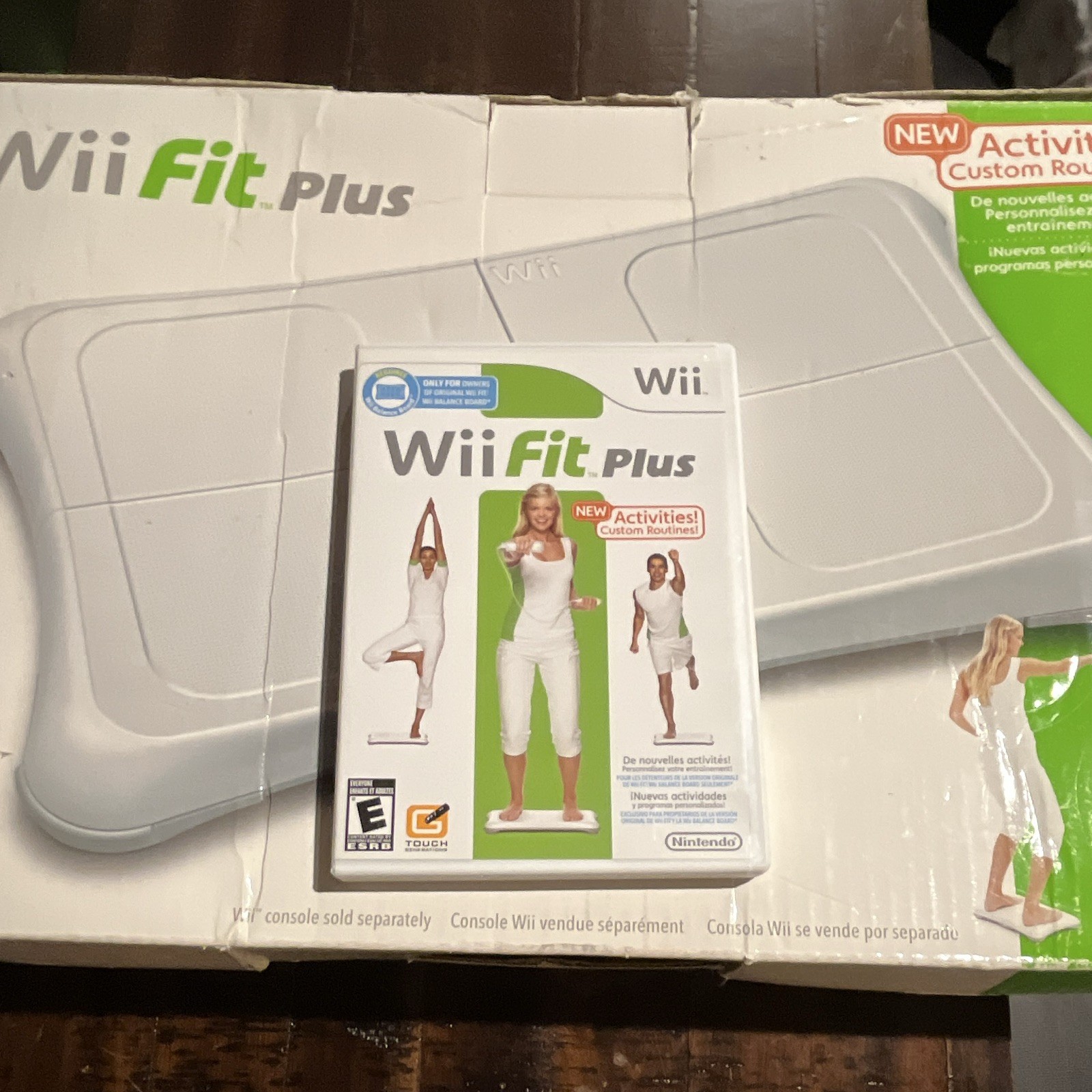 Nintendo Wii Fit Plus Fitness & Health Balance Board Included