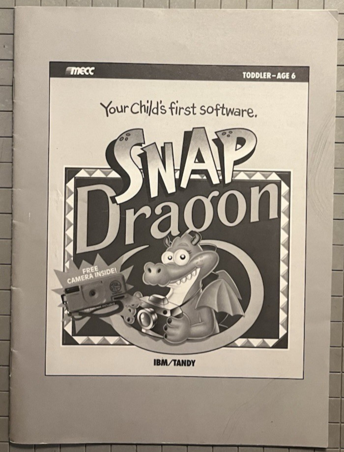 Snap Dragon PC – 3.5″ Disks (2) + 5.25″ Disk + Manual + Commands Sheet Complete
