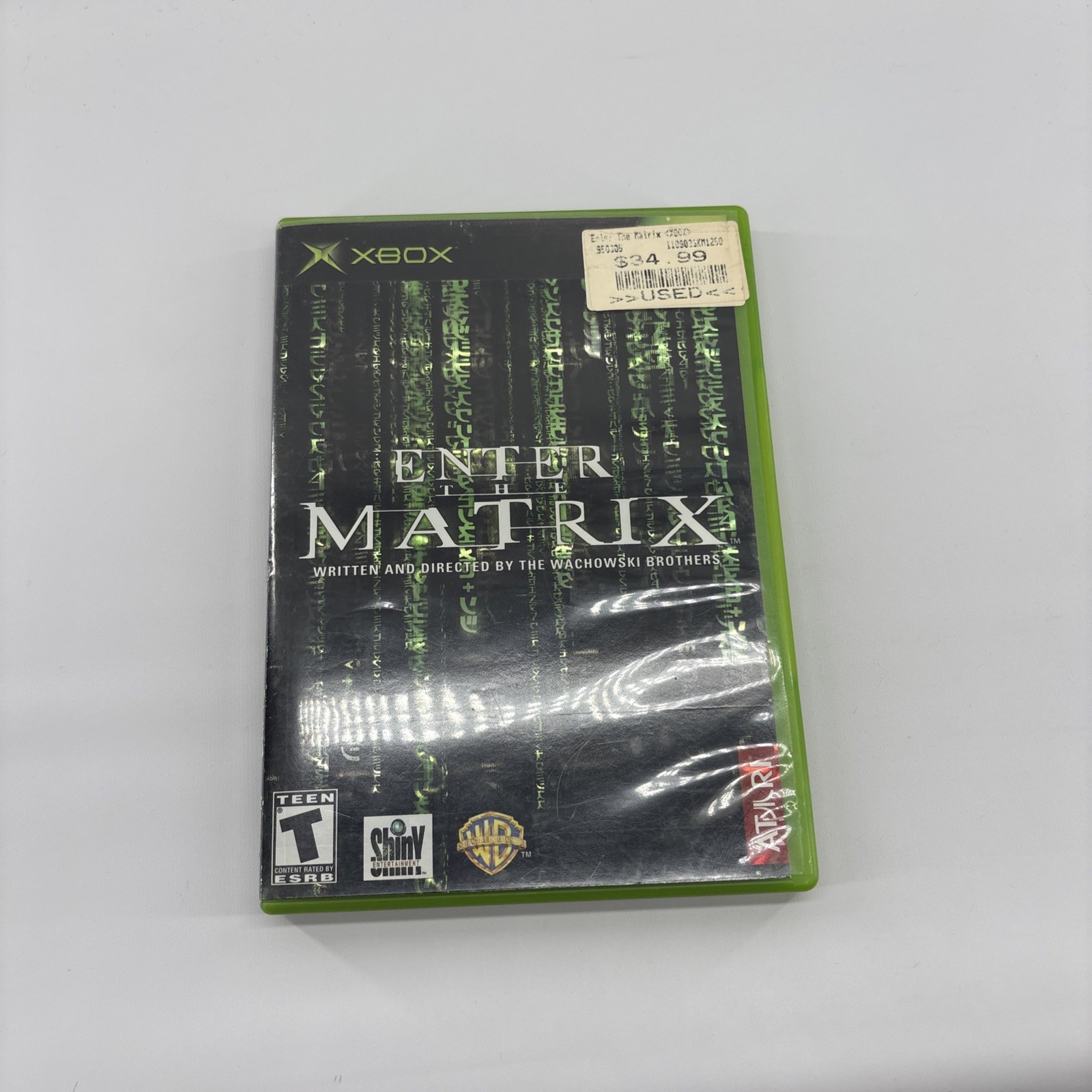 Microsoft Xbox Original Enter the Matrix Black Label CIB