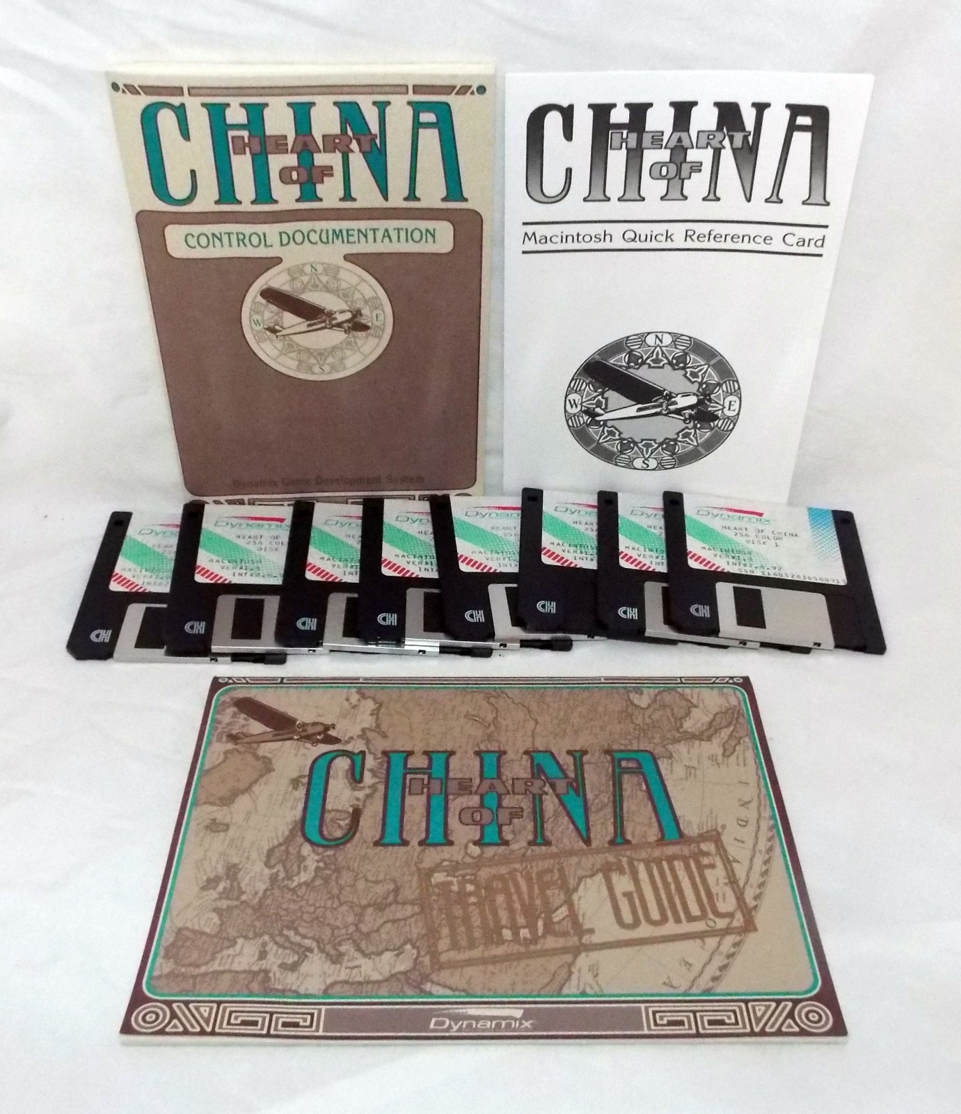 Heart of China Apple Macintosh 1991 CIB Complete Sierra Dynamix Vintage
