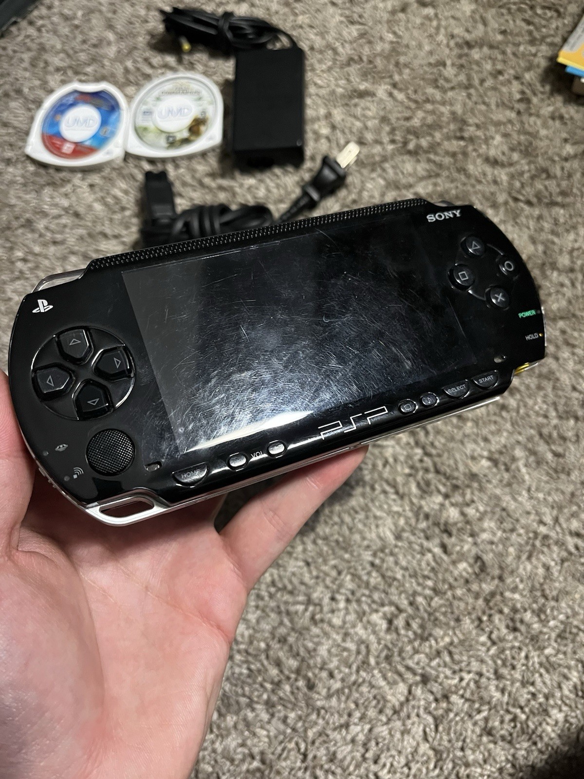 PSP 1001 Tested With Box, Charger, and Games