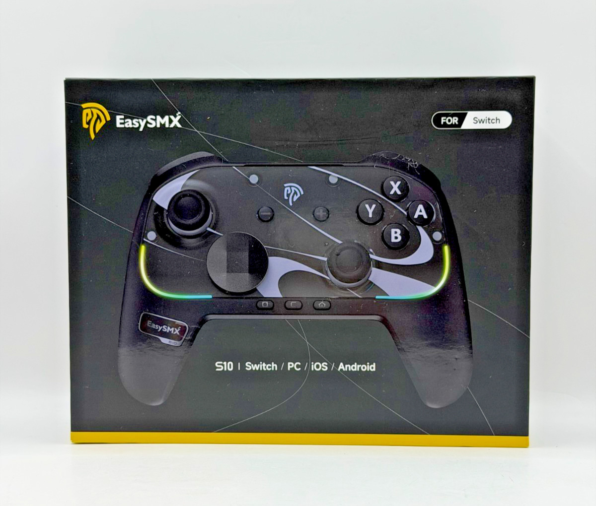 LOT of 2 – EasySMX S10 Wireless/Wired Controller with Programmable Buttons – OB