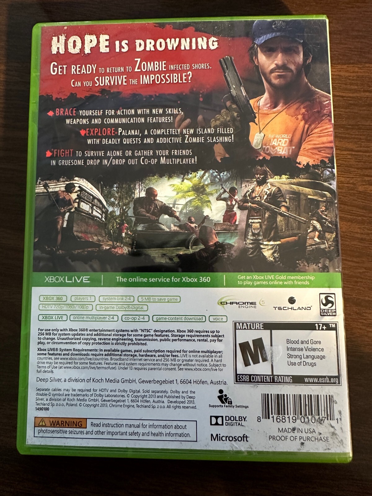 Dead Island Riptide Microsoft Xbox 360